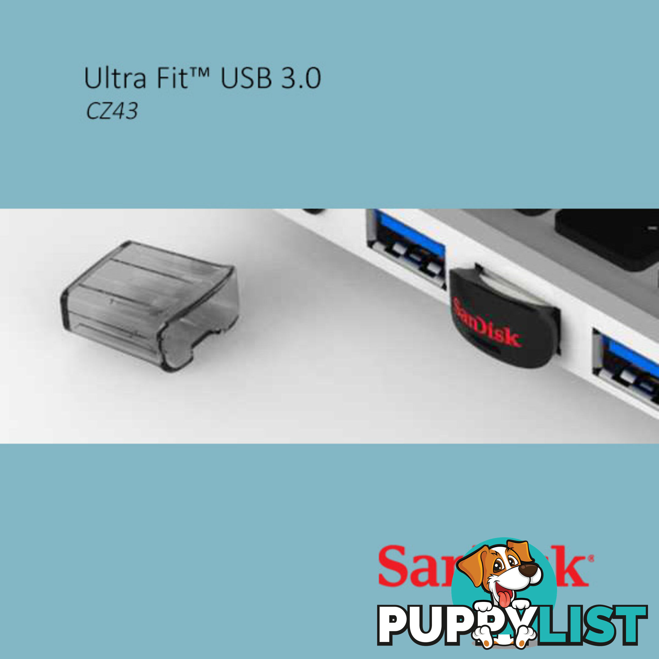 SanDisk CZ43 Ultra Fit USB 3.0  32GB USB Flash Drive