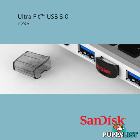 SanDisk CZ43 Ultra Fit USB 3.0  32GB USB Flash Drive