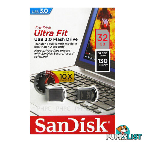 SanDisk CZ43 Ultra Fit USB 3.0  32GB USB Flash Drive