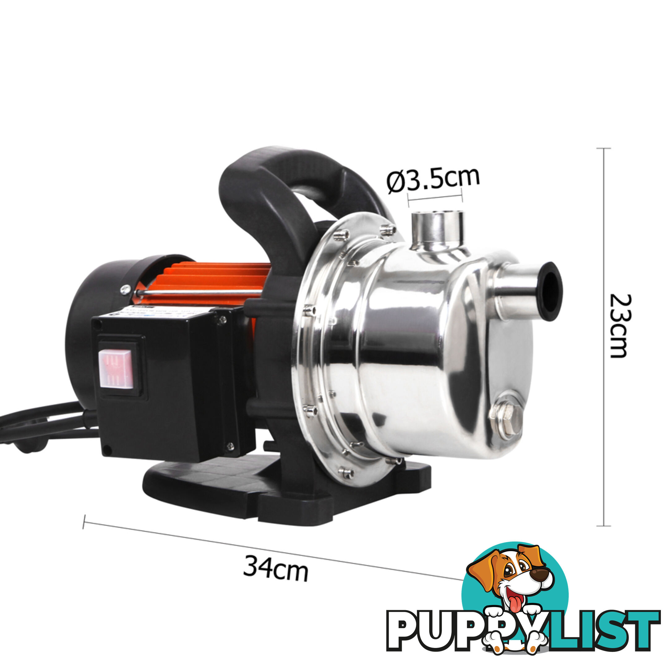 800w Stainless Steel Garden Water Pump 54L/Min