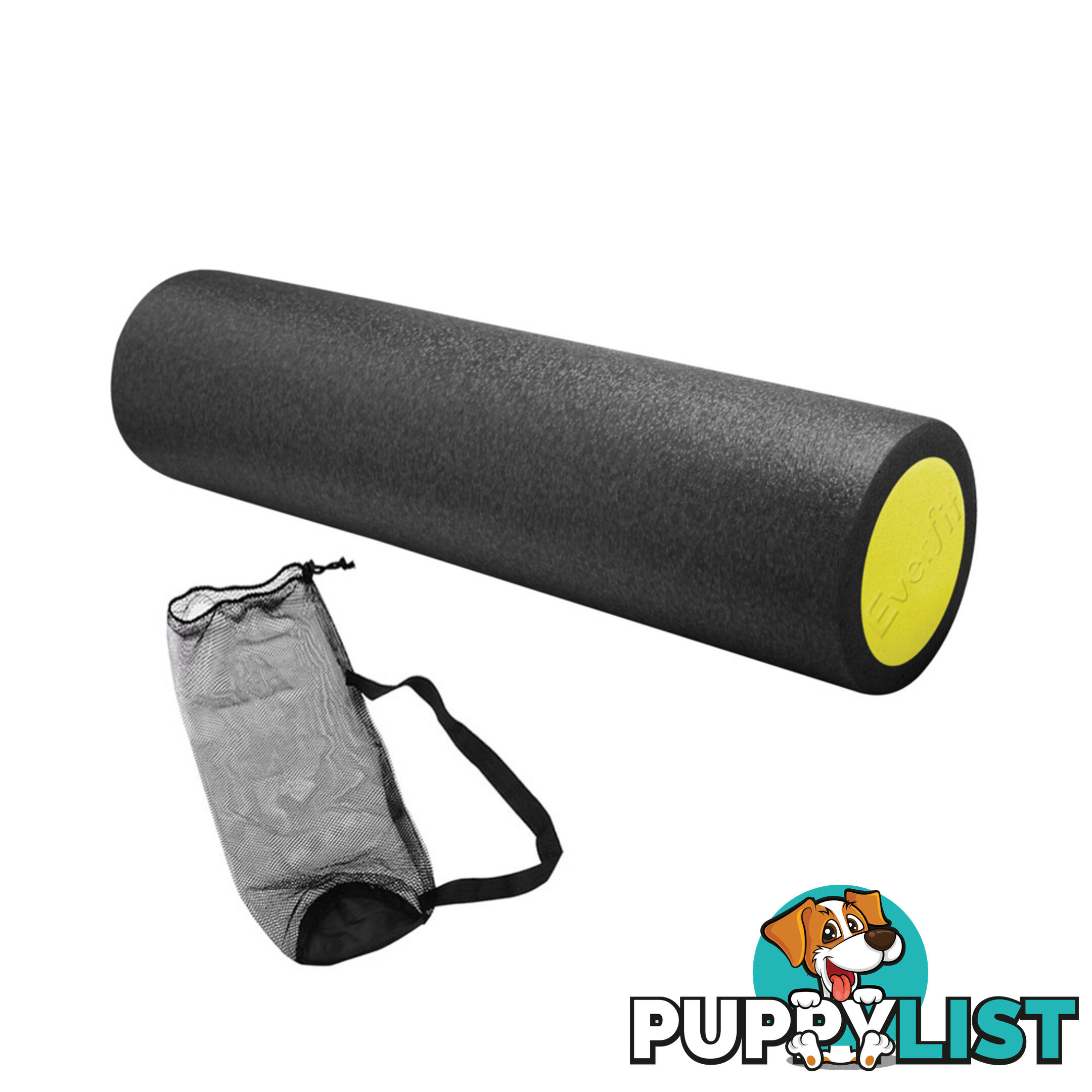 Foam Roller 45 x 15cm Black