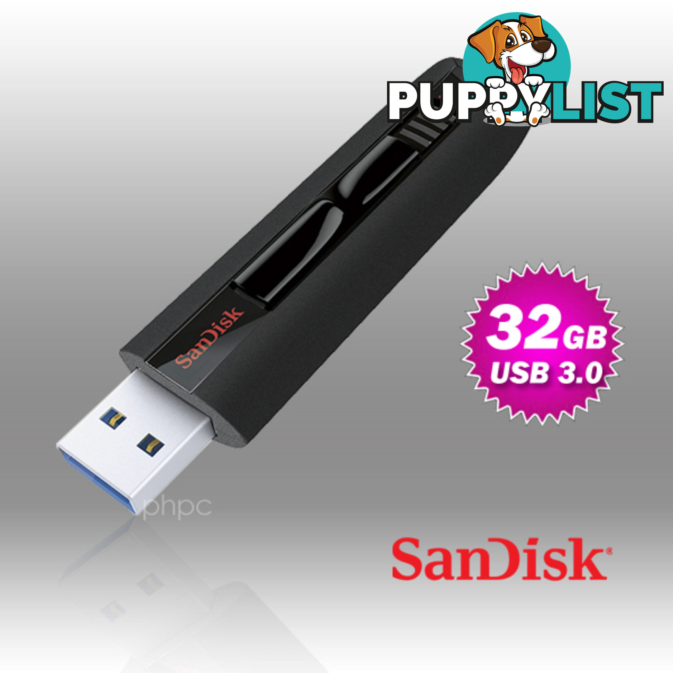 SanDisk Extreme CZ80 32GB USB 3.0 Flash Drive