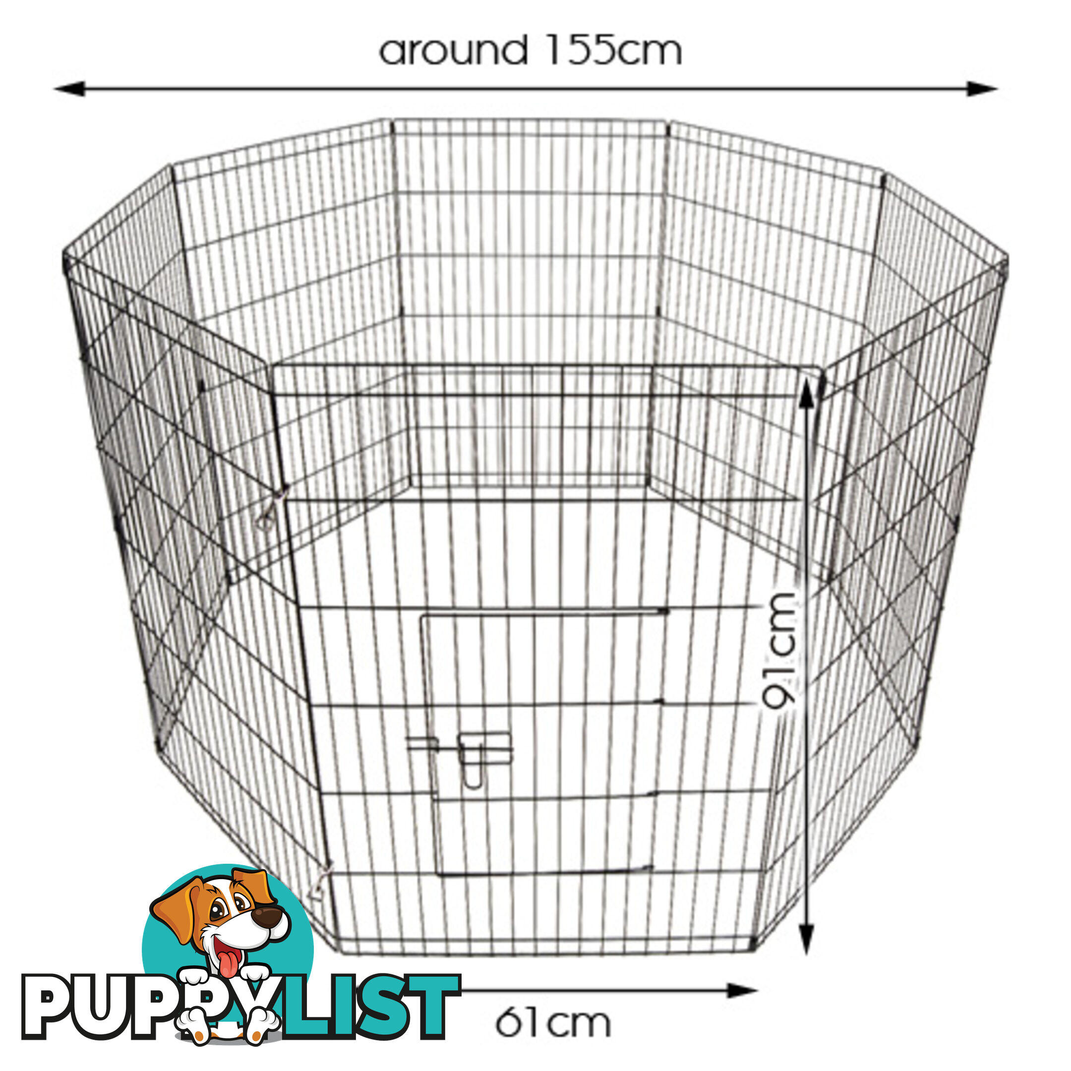 8 Panels Pet Dog Exercise Playpen