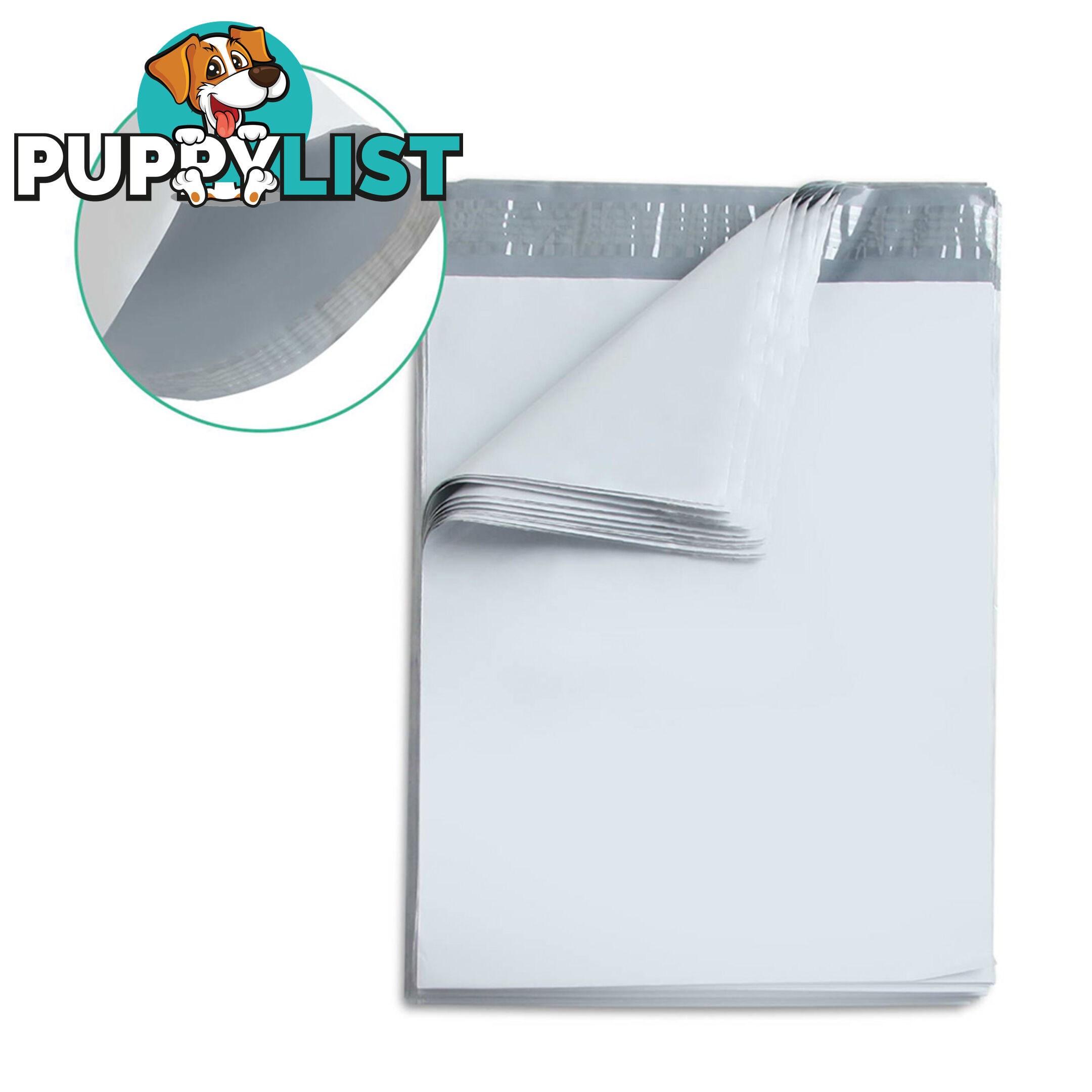 Set of 200 Poly Mailer Bags - 310 x 405mm