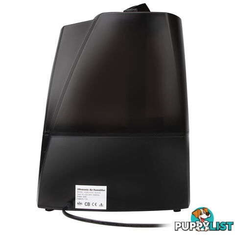 Ultrasonic Cool Mist Air Humidifier 5.8L Black