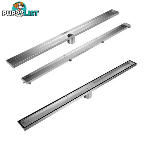 Tile Insert Stainless Steel Shower Grate Drain Floor Bathroom 800mm