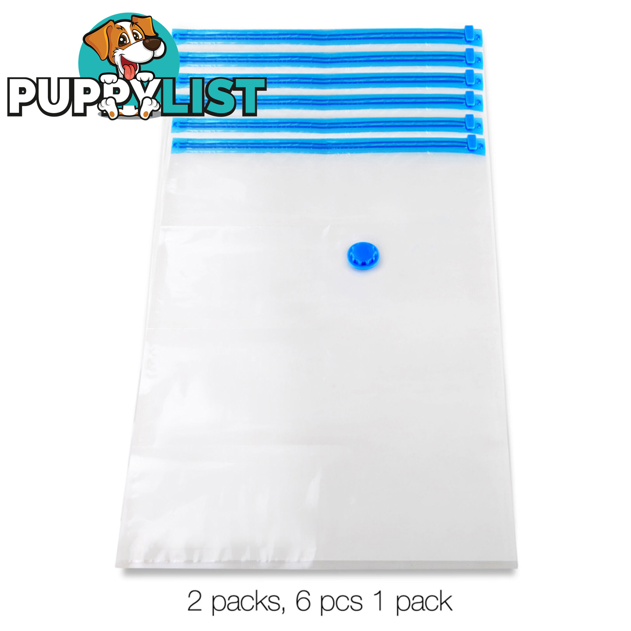 Set of 12 Vacuum Storage Bags 70 x 100cm