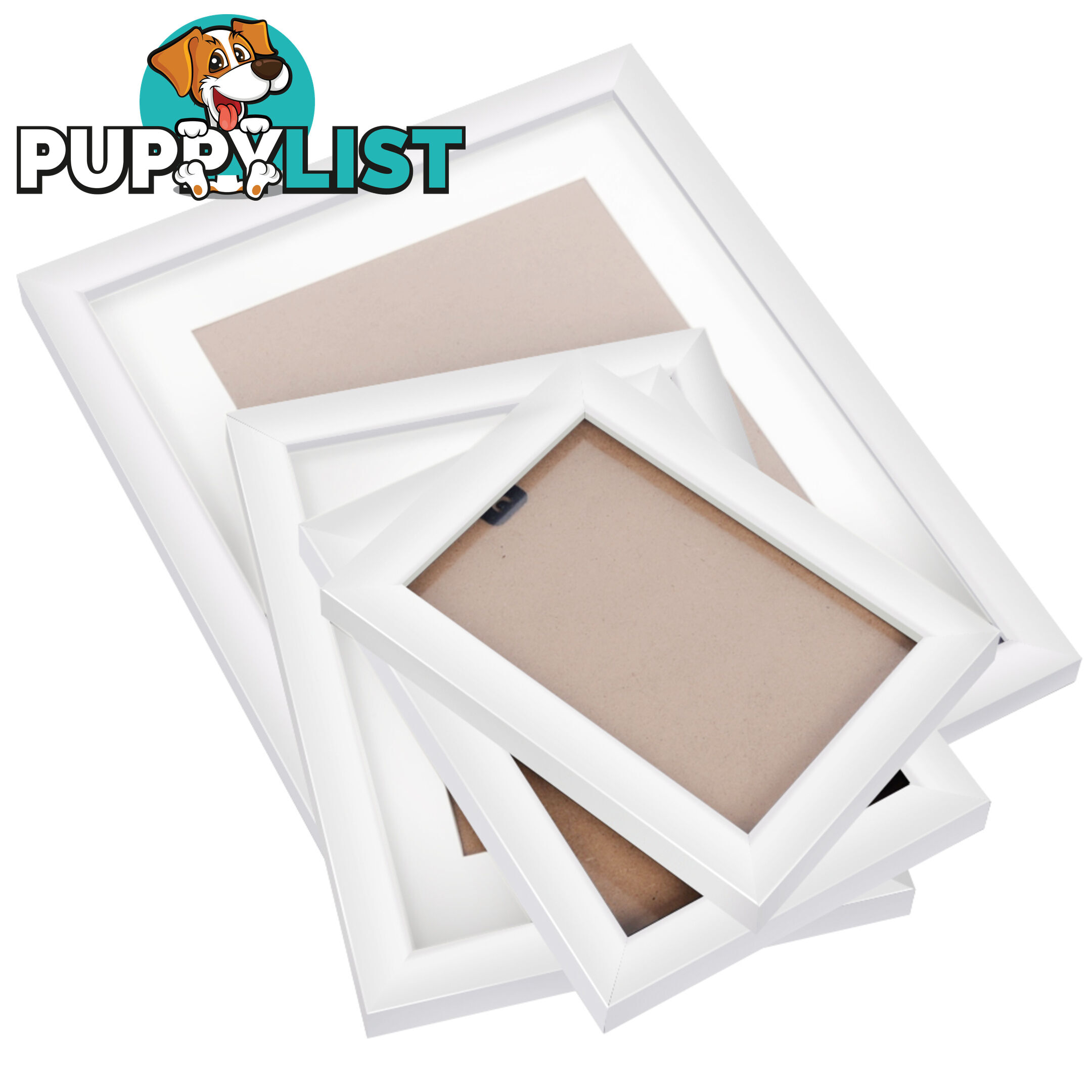 26 pcs Photo Frames Set Wall White