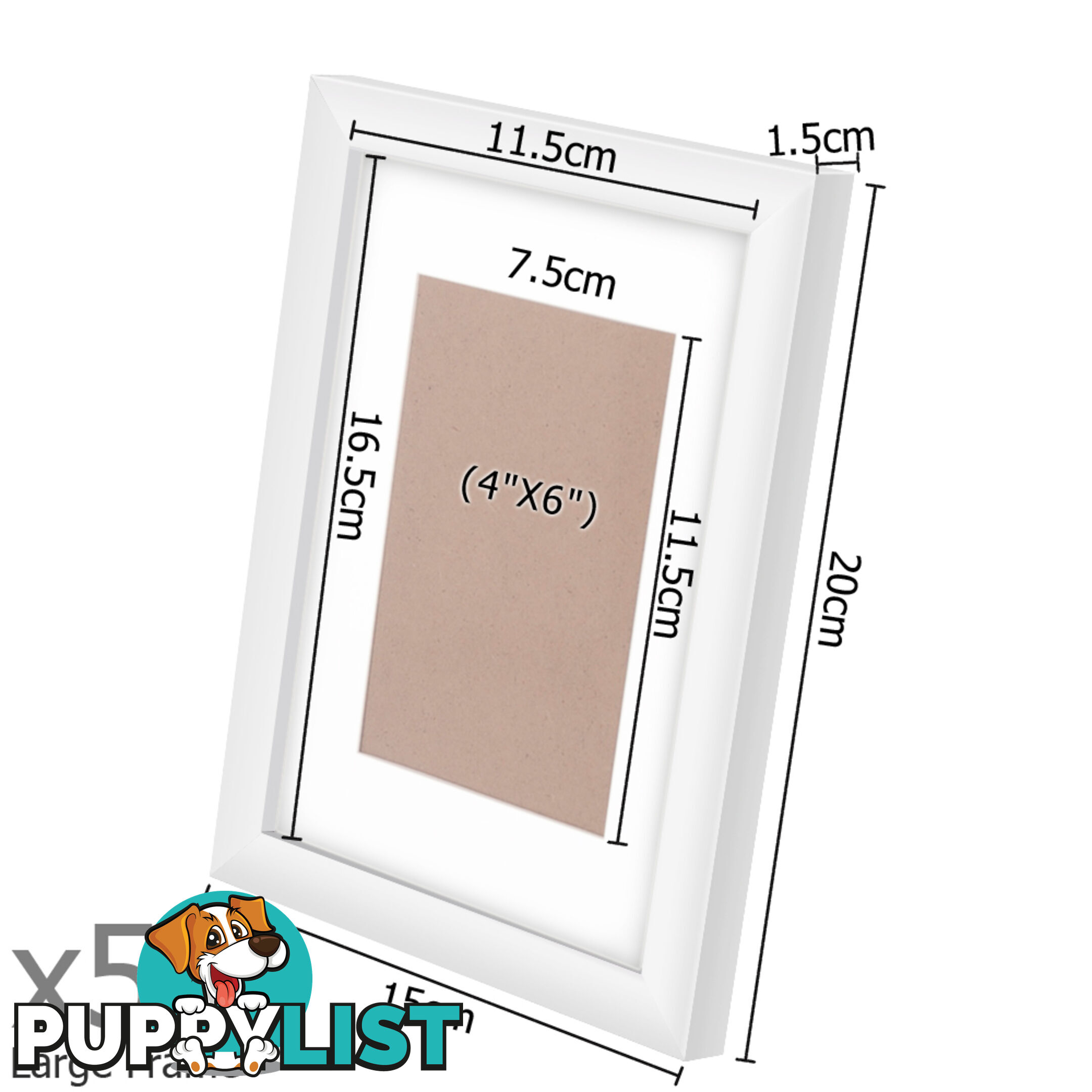 26 pcs Photo Frames Set Wall White