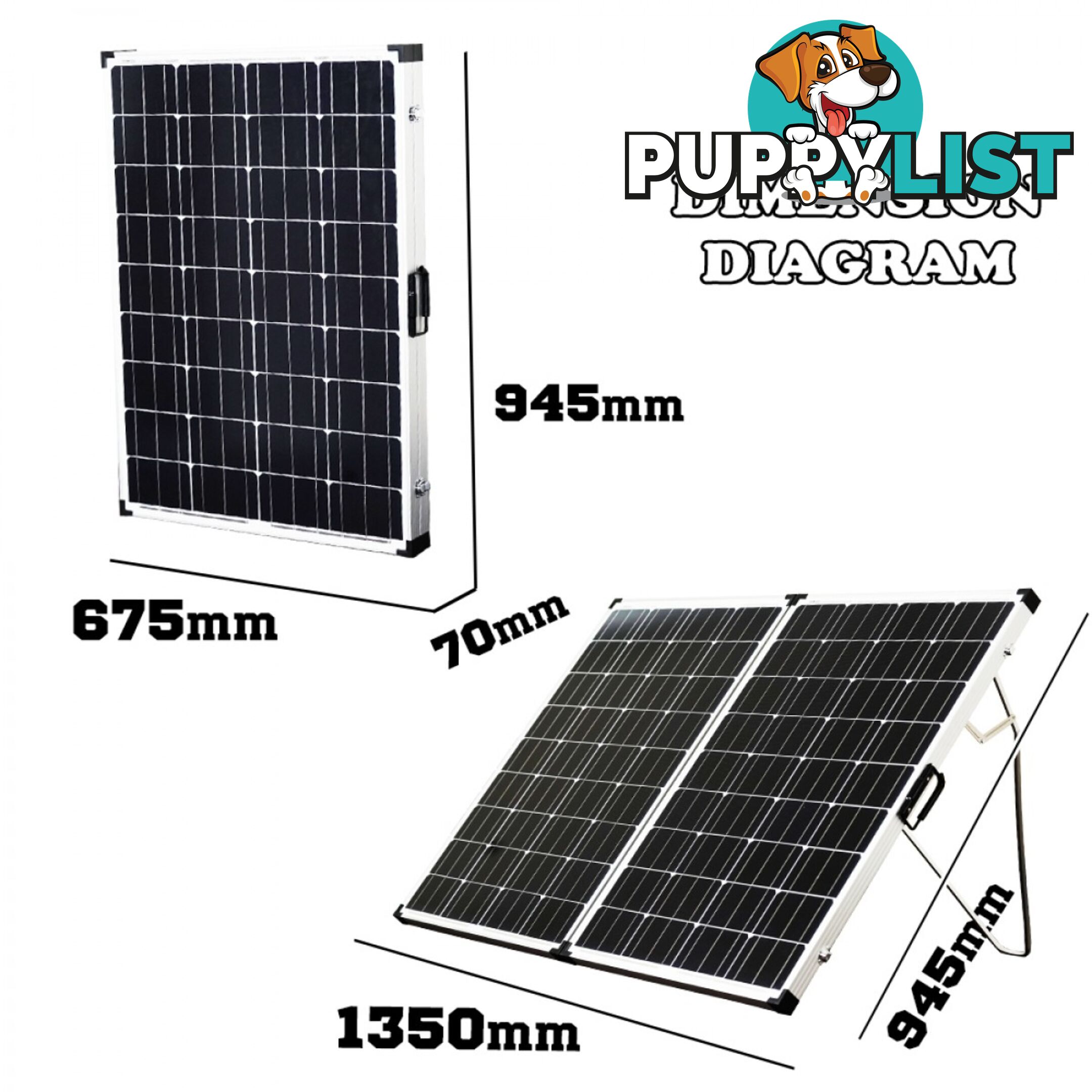 250W FOLDING SOLAR PANEL KIT 12V CARAVAN BOAT CAMPING POWER MONO CHARGING HOME