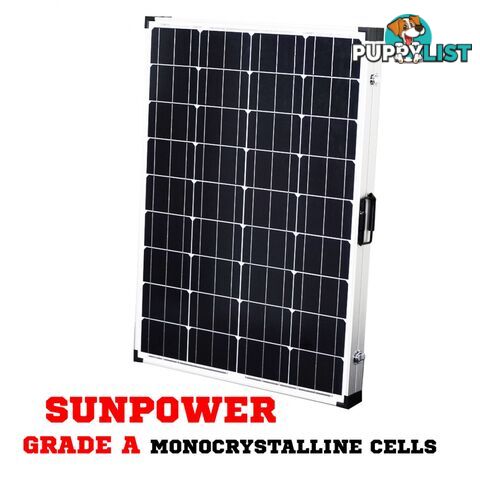 250W FOLDING SOLAR PANEL KIT 12V CARAVAN BOAT CAMPING POWER MONO CHARGING HOME