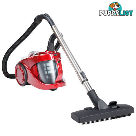 Bagless Cyclone Cyclonic Vacuum Cleaner HEPA Red