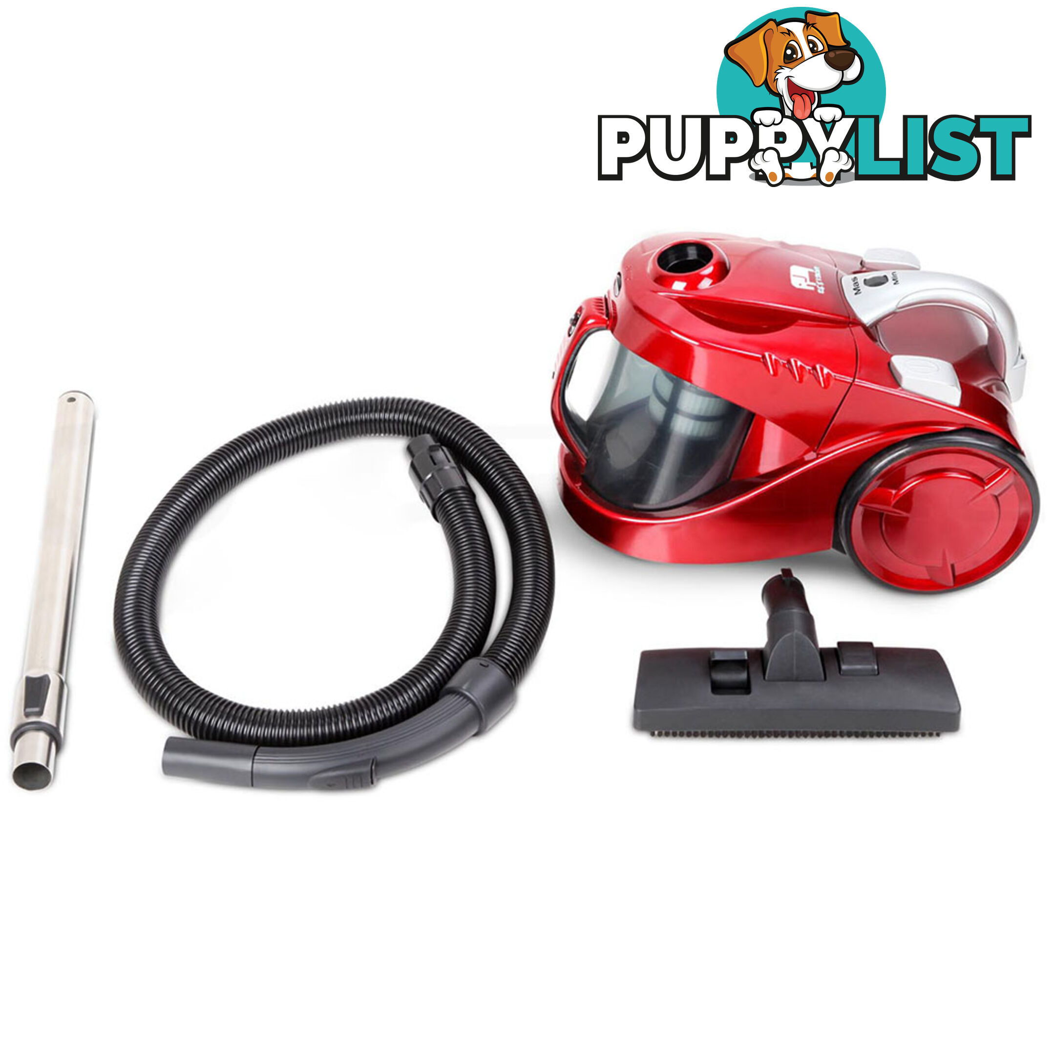 Bagless Cyclone Cyclonic Vacuum Cleaner HEPA Red