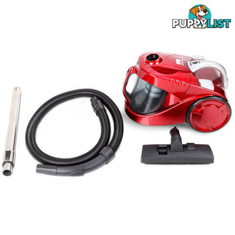 Bagless Cyclone Cyclonic Vacuum Cleaner HEPA Red