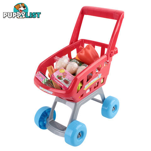 Supermarket Pretend Play Set Red White