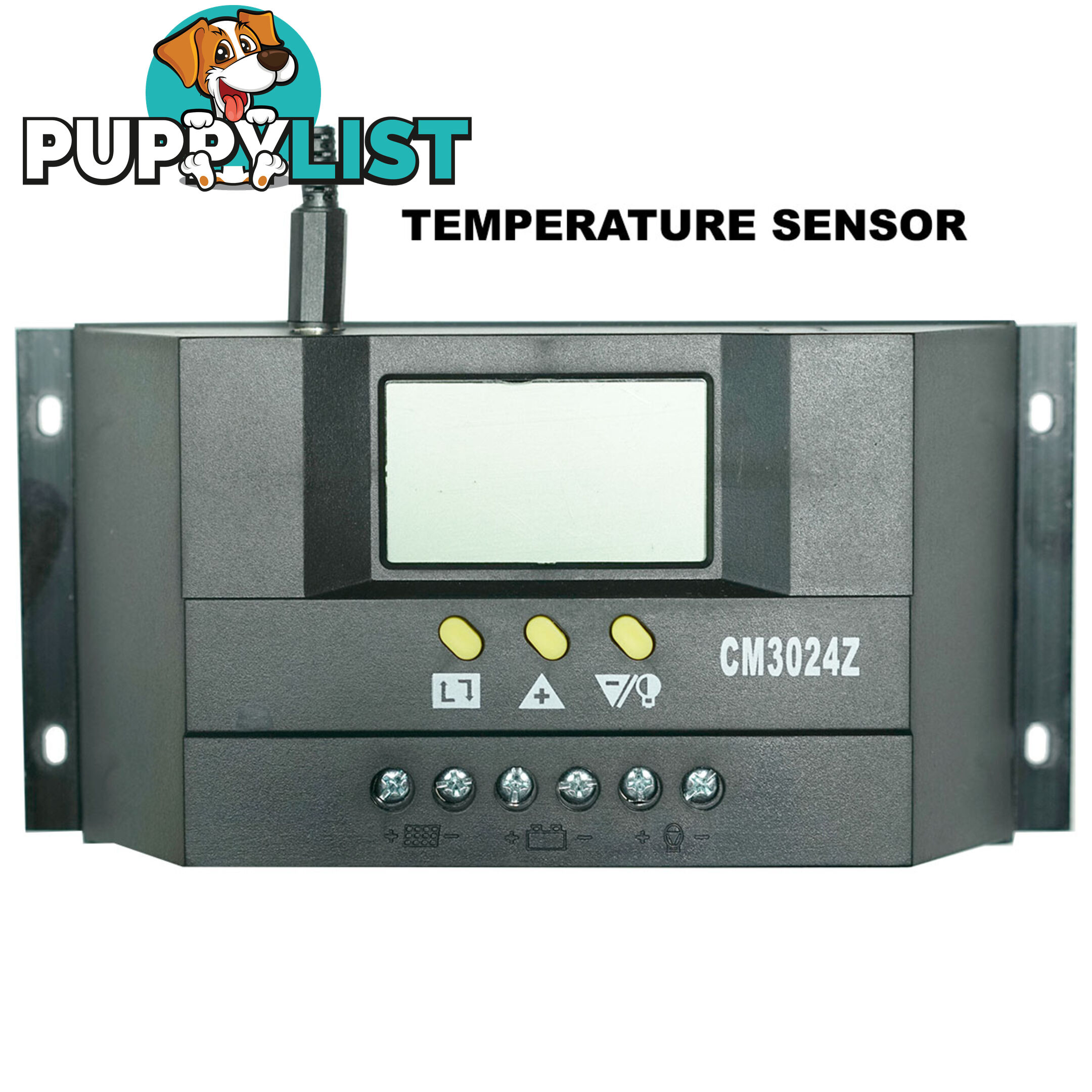 30A 12V-24V LCD Display PWM Solar Panel Regulator Charge Controller Battery Auto