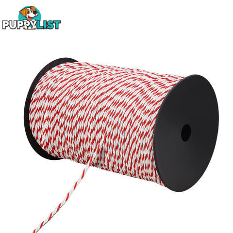 500m Roll Electric Fence Energiser Poly Rope