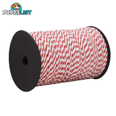 500m Roll Electric Fence Energiser Poly Rope