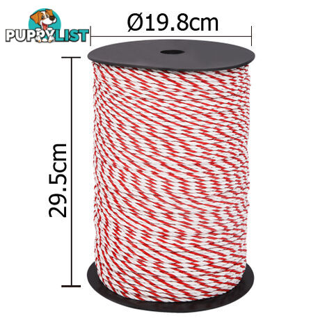 500m Roll Electric Fence Energiser Poly Rope