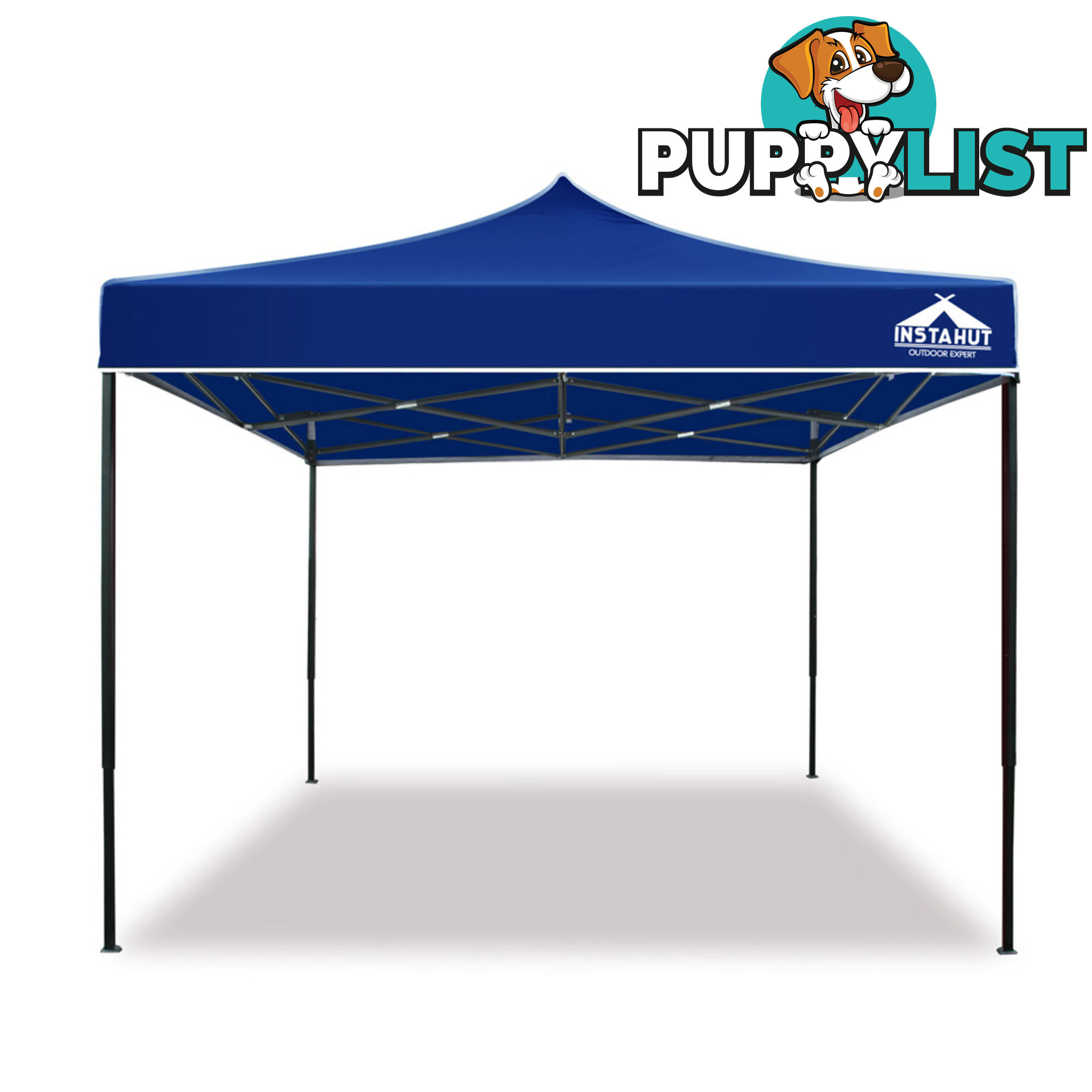 3x4.5 Pop Up Gazebo Hut with Sandbags Blue