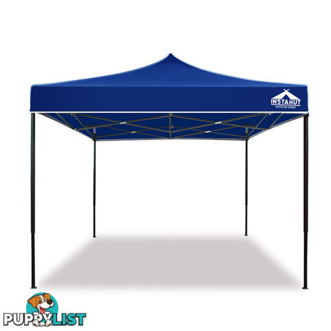 3x4.5 Pop Up Gazebo Hut with Sandbags Blue