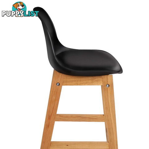 Set of 2 High Seat Back Barstools _ÑÐ Black