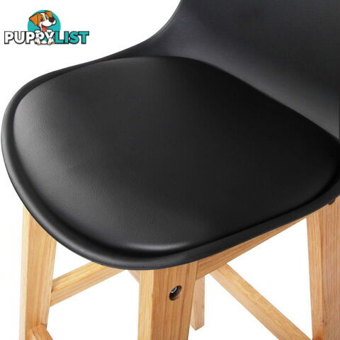 Set of 2 High Seat Back Barstools _ÑÐ Black