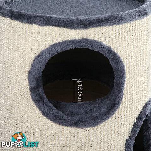 Soft Plush Cat Scratcher Condo - 3 Level _ÑÐ 70CM