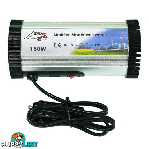 150W Power Inverter Max 300W 12-240V Sine Wave USB Laptop Charger Camp Boat