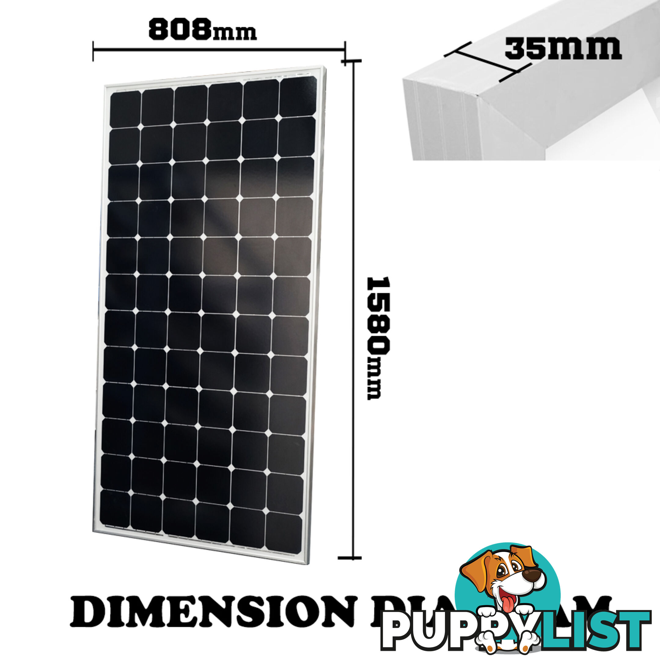 12V 250W Solar Panel Generator Power Mono Caravan Camping Battery Charging Kit