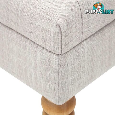 Seat Footstool Bench Stool - Beige