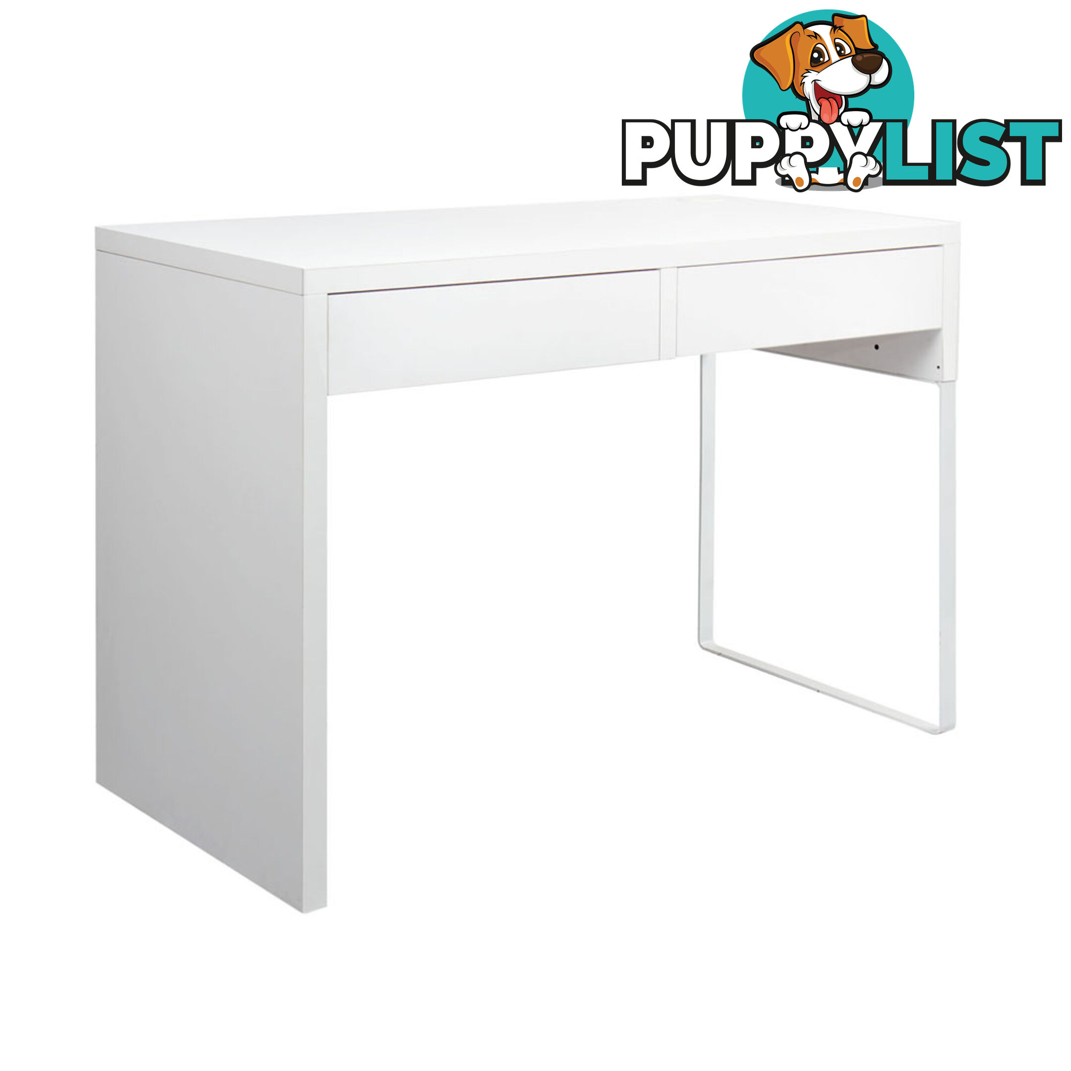 Office Computer Desk Table w/ Drawers White