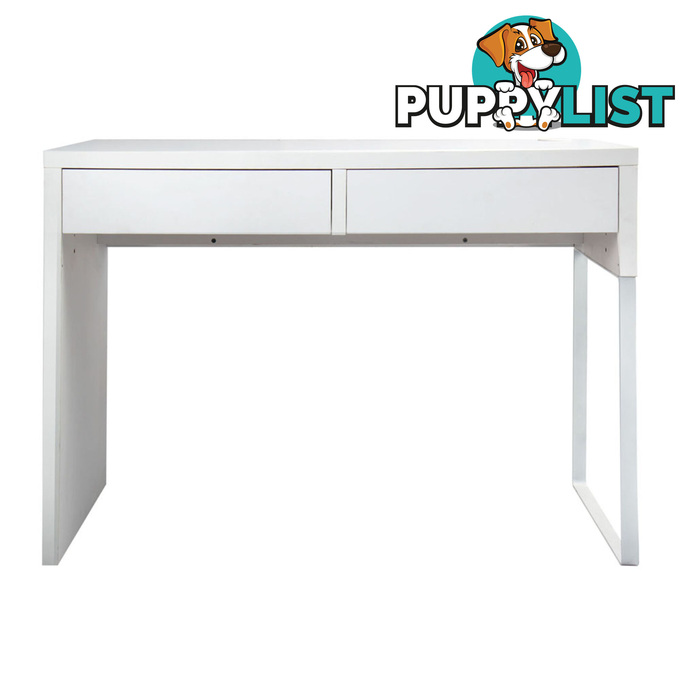 Office Computer Desk Table w/ Drawers White