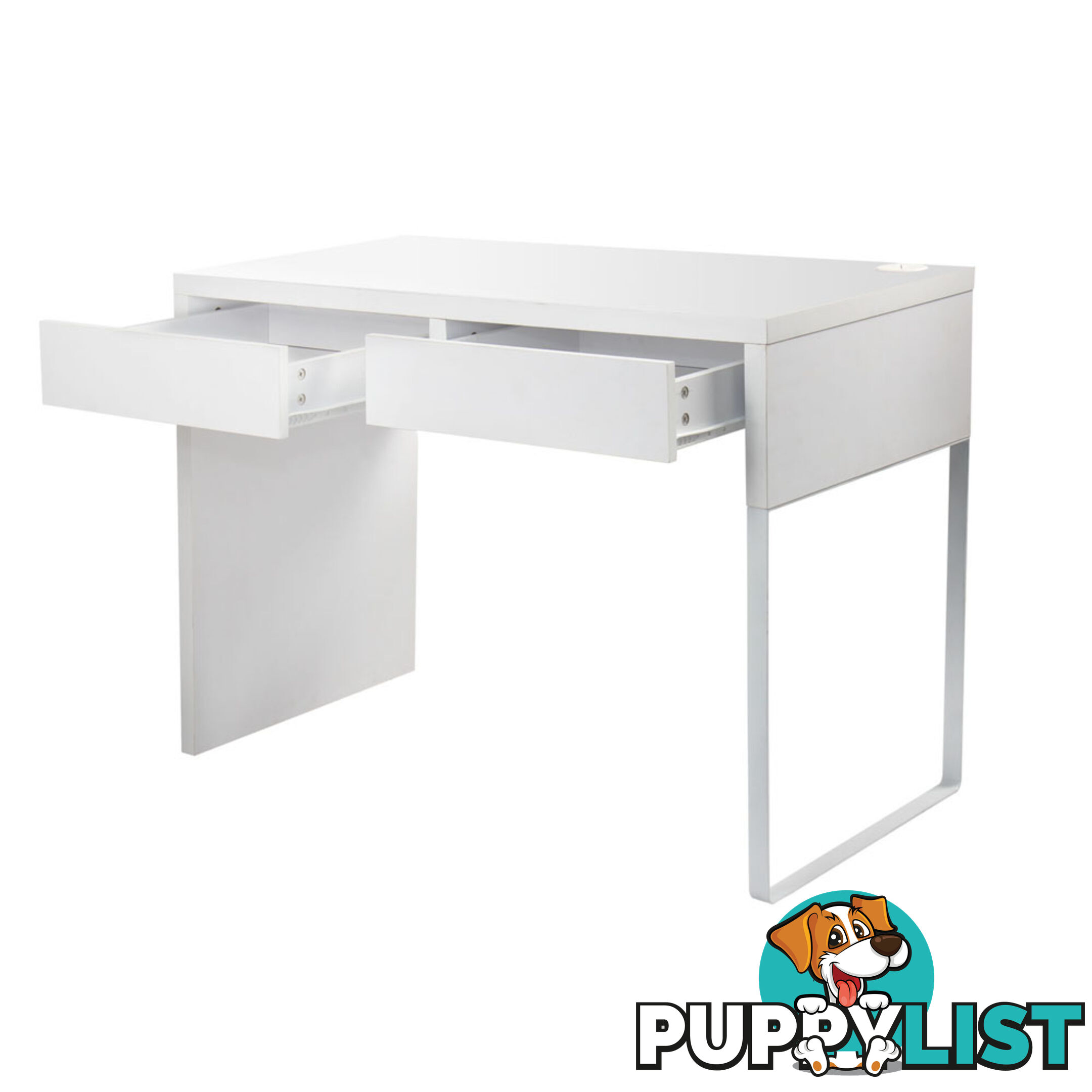 Office Computer Desk Table w/ Drawers White