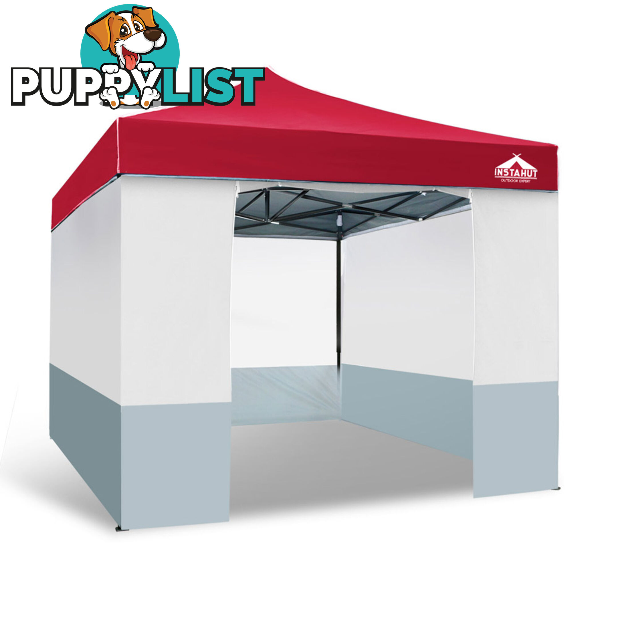 3X3 Pop Up Gazebo - Red