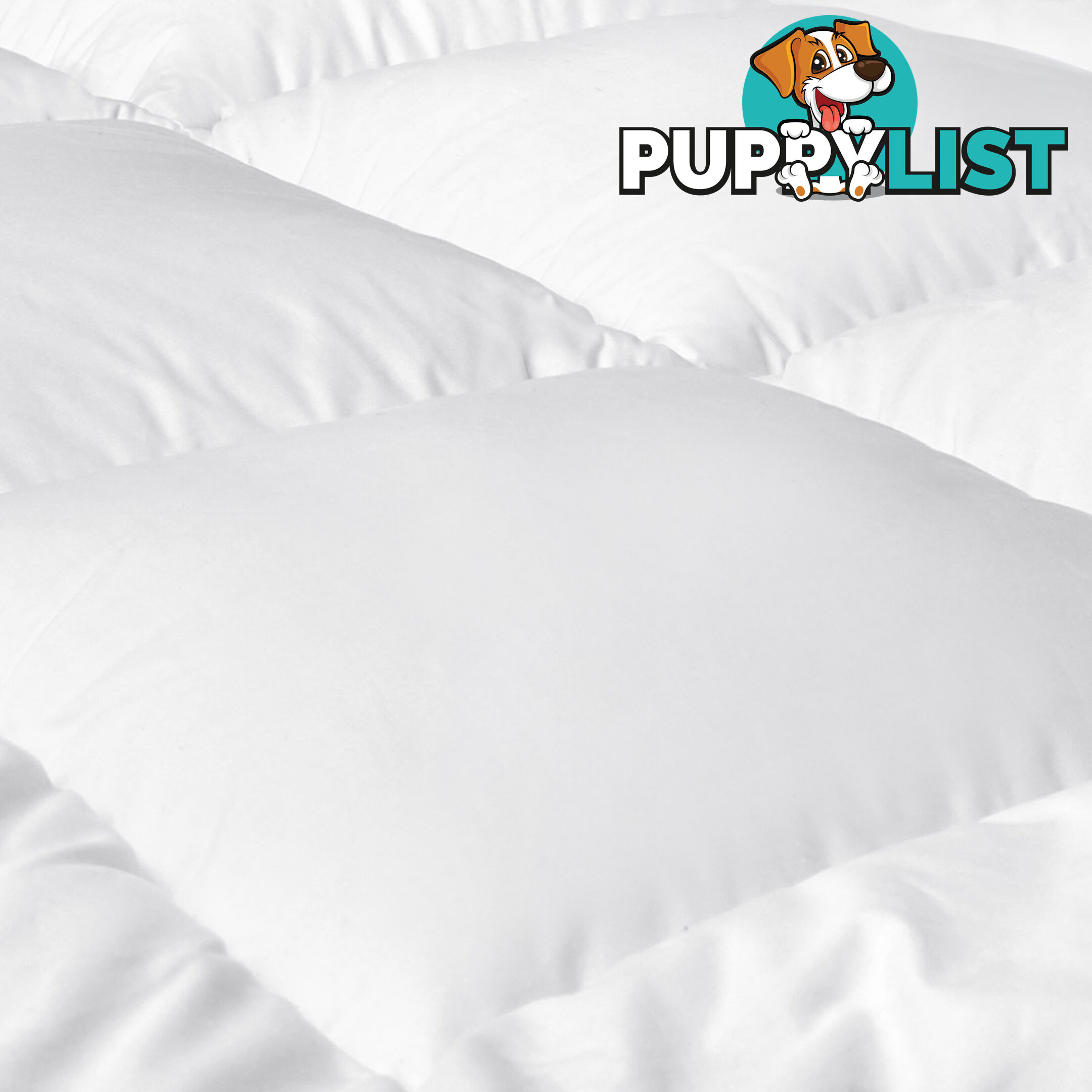 Duck Feather Down Quilt King White