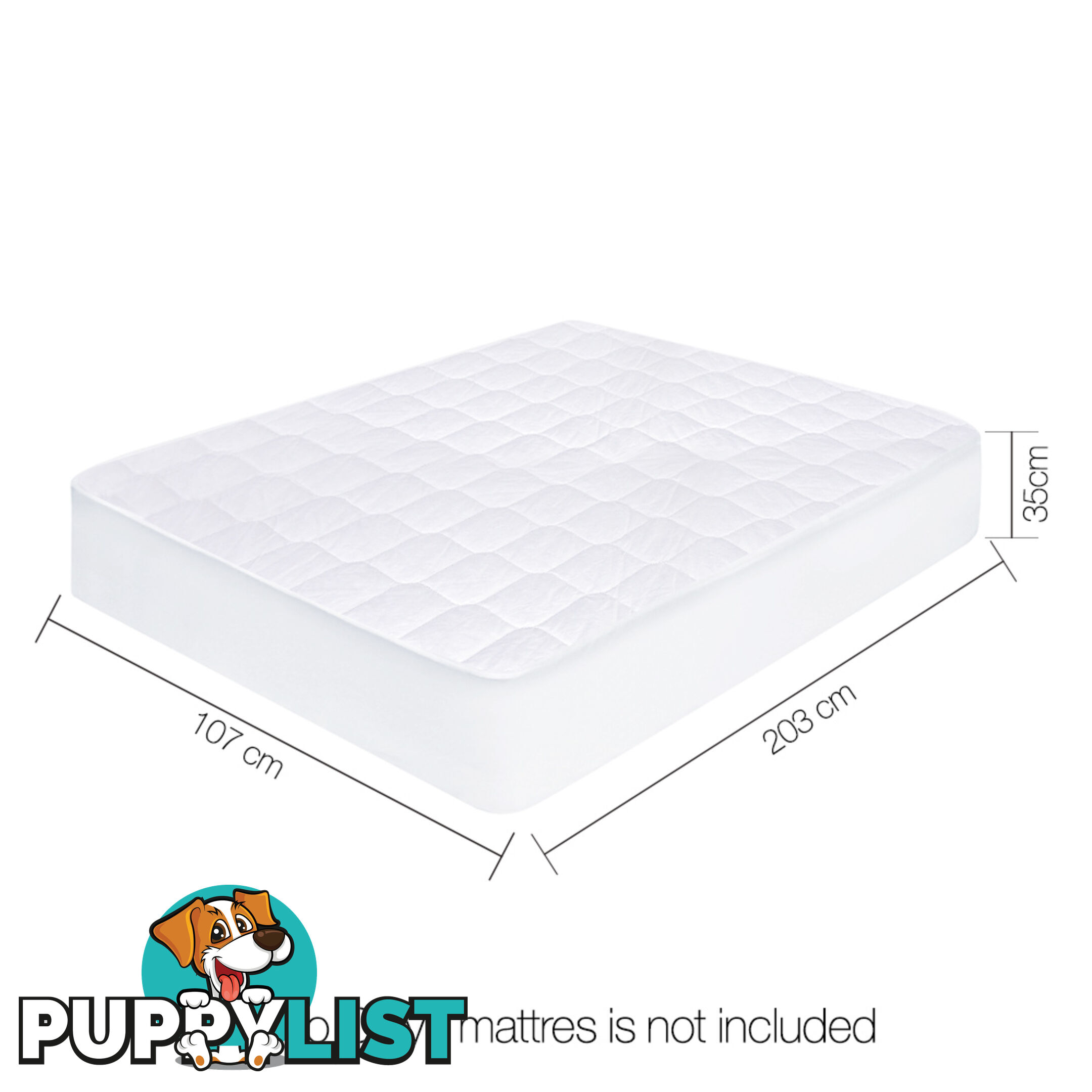 Cotton Cover Mattress Protector _ÑÐ King Single