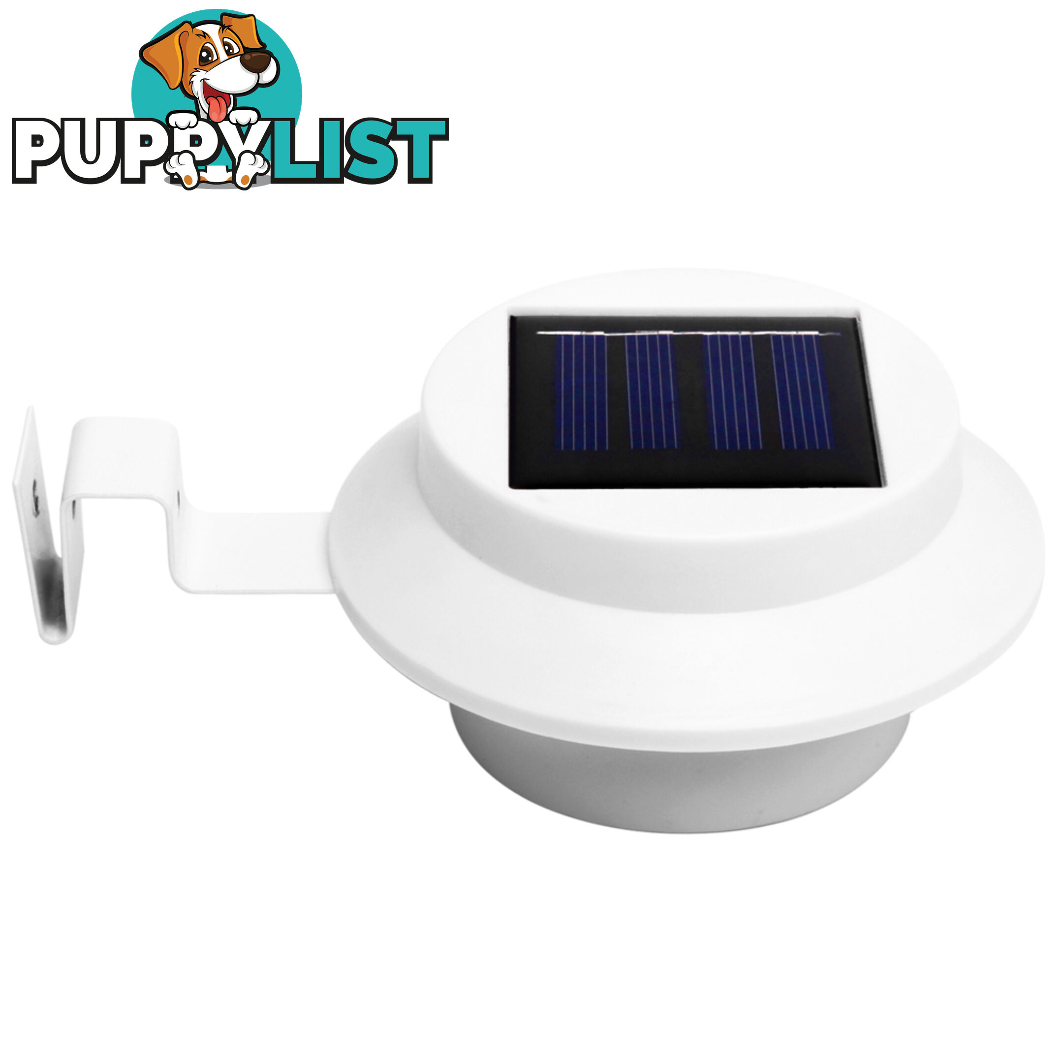 4 x Solar Gutter Lights - White