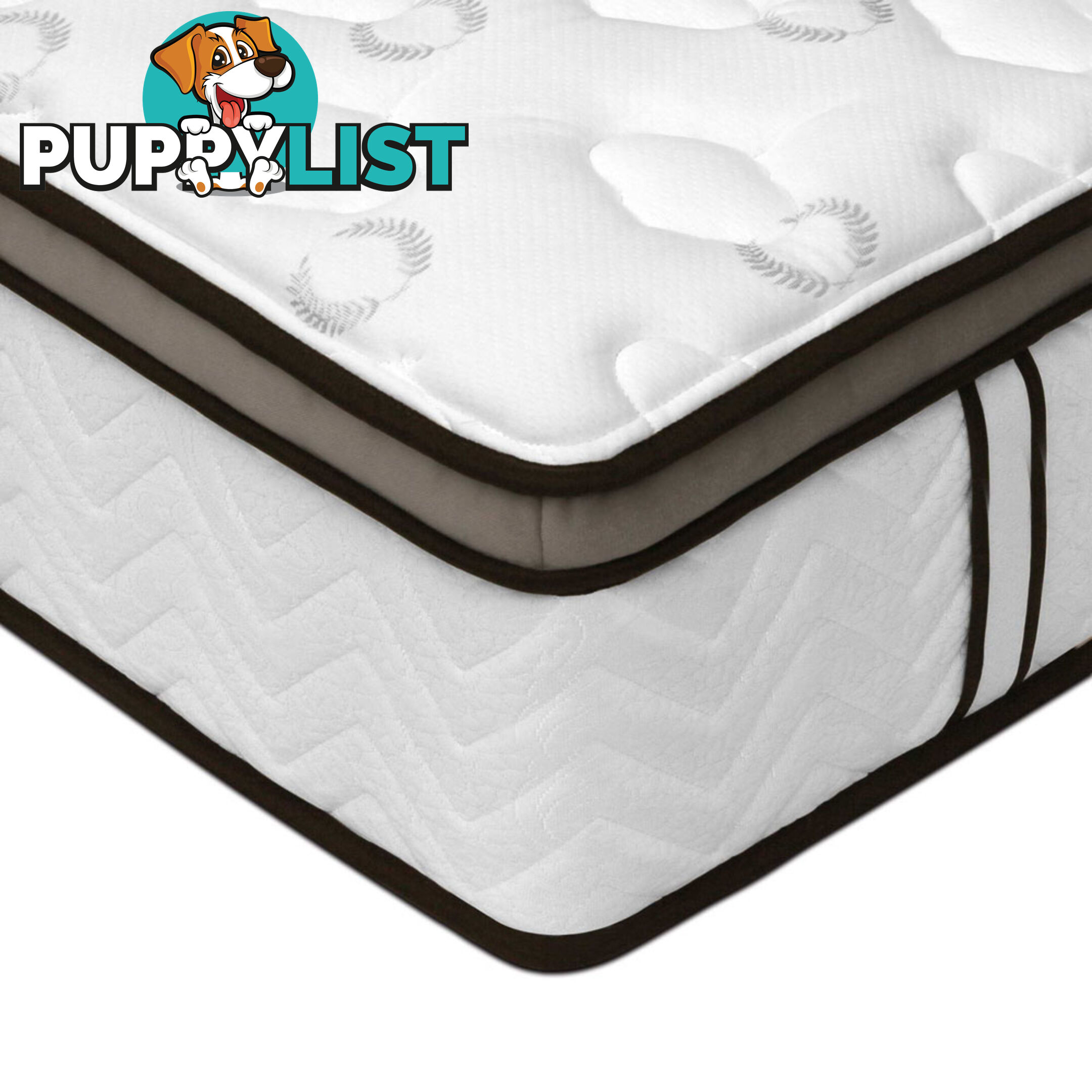 Latex Euro Top Pocket Spring Mattress Back Support Queen