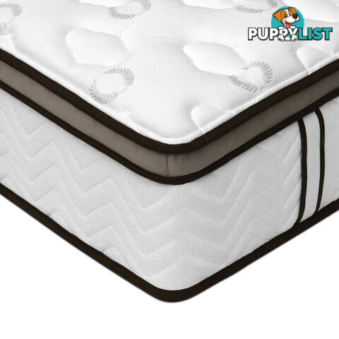 Latex Euro Top Pocket Spring Mattress Back Support Queen