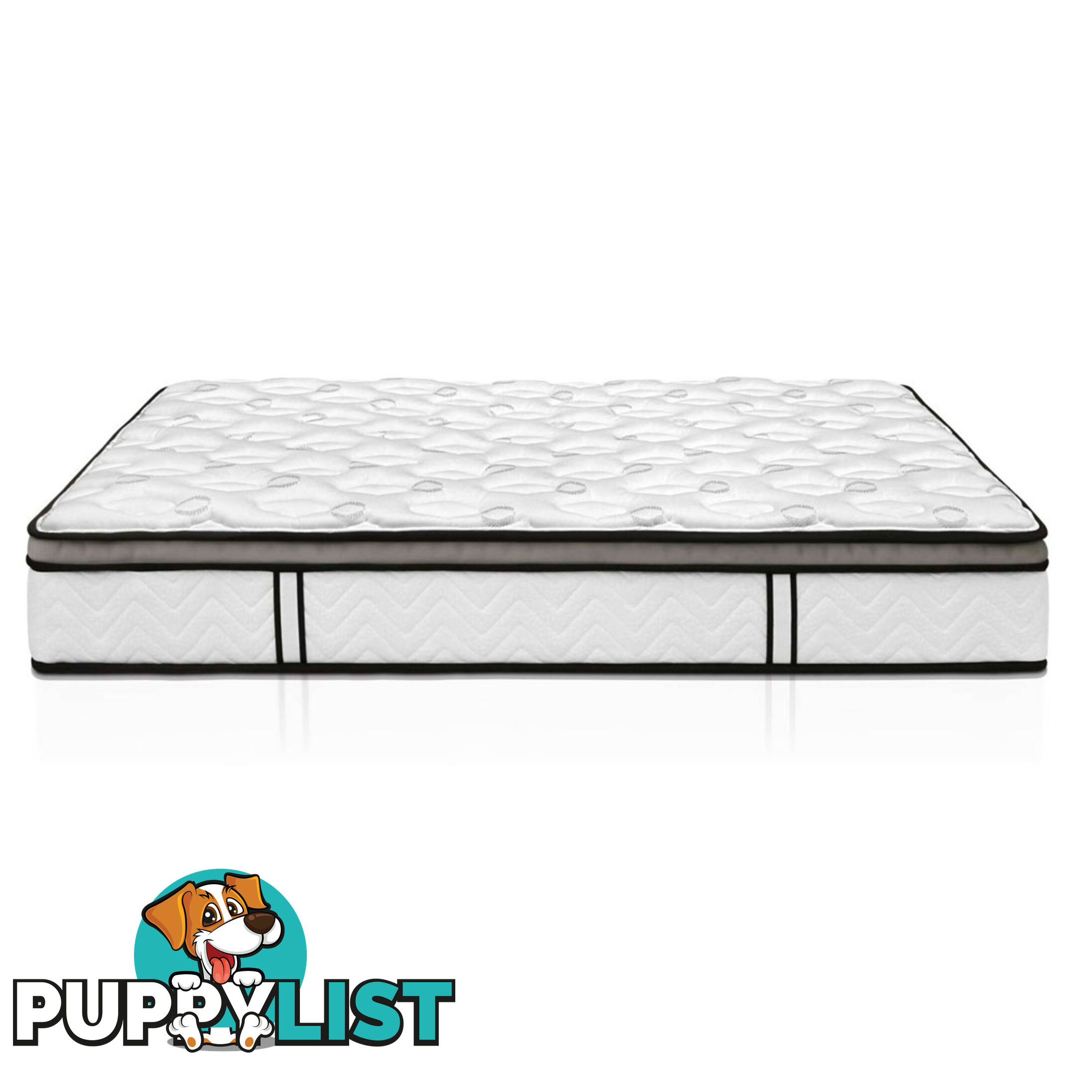 Latex Euro Top Pocket Spring Mattress Back Support Queen