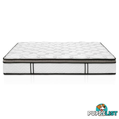 Latex Euro Top Pocket Spring Mattress Back Support Queen