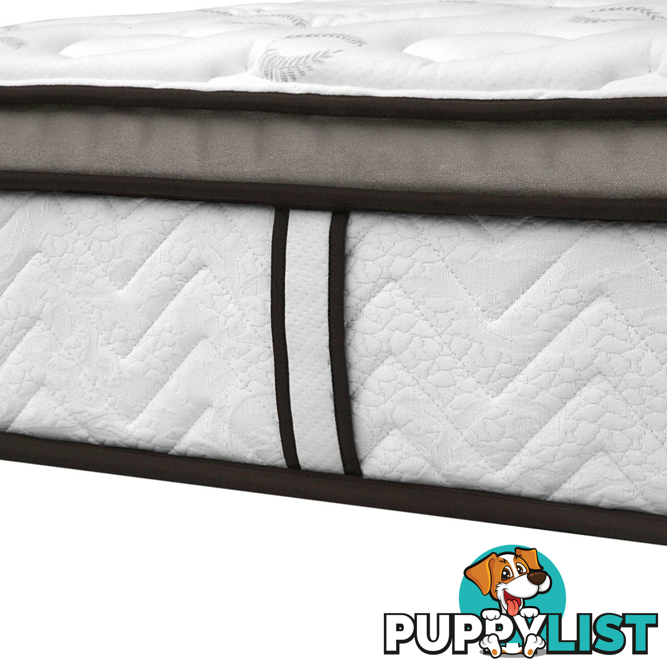 Latex Euro Top Pocket Spring Mattress Back Support Queen