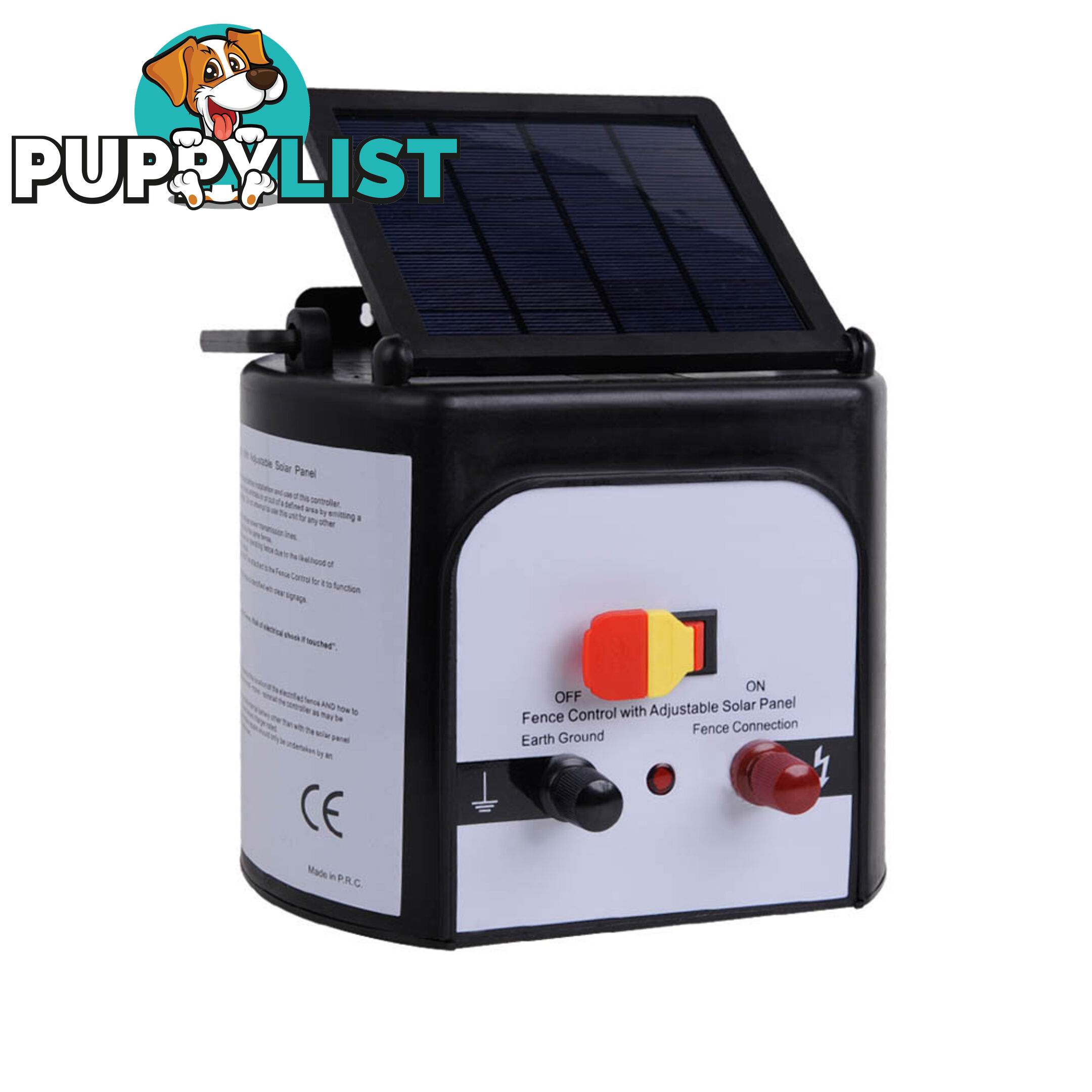 15km Solar Power Electric Fence Energiser Charger