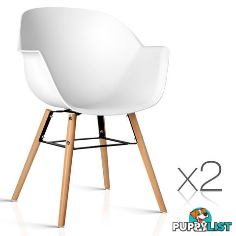 Set of 2 Eames Replica DAW Dining Chair