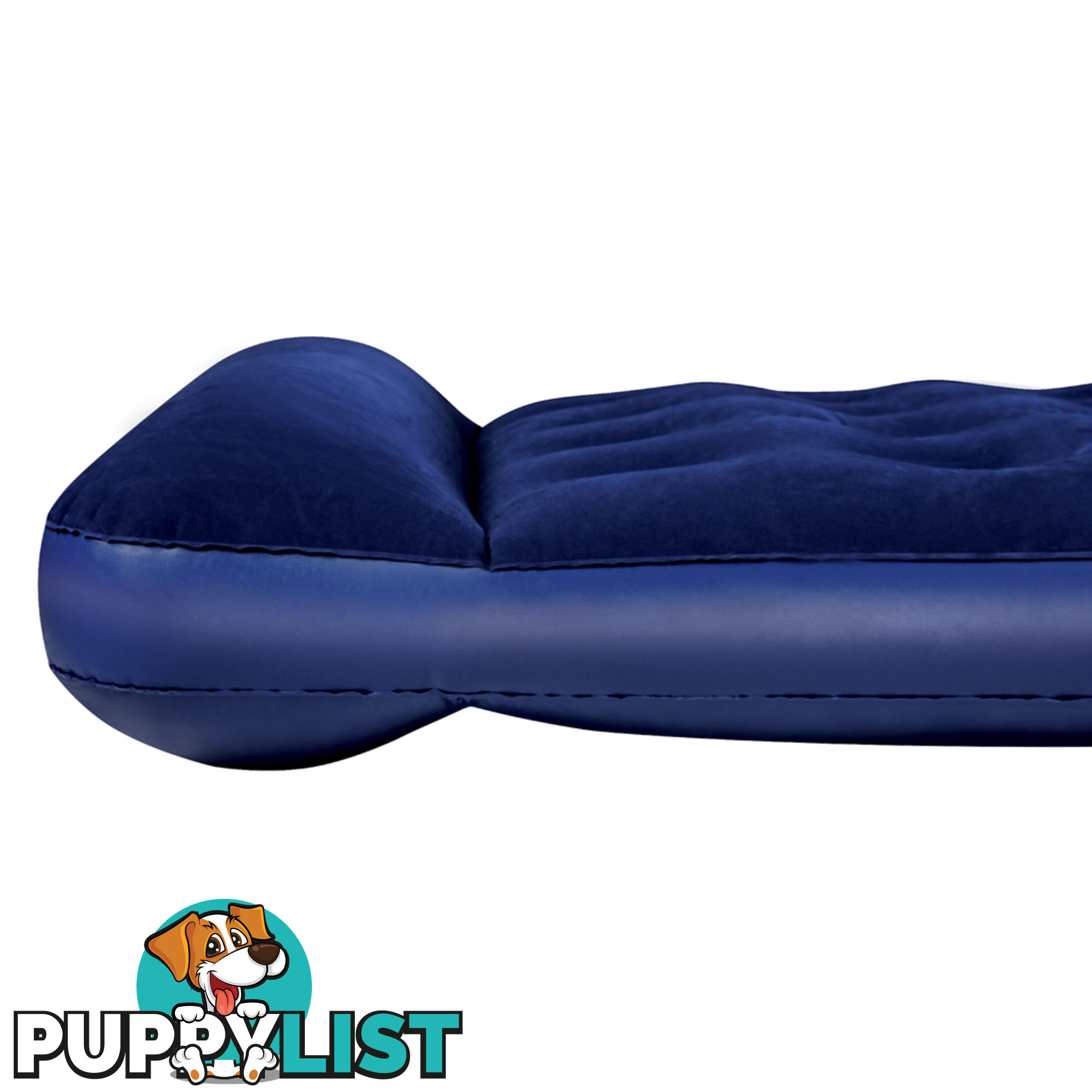 Bestway Queen Inflatable Air Mattress Bed w/ Built-in Foot Pump Blue