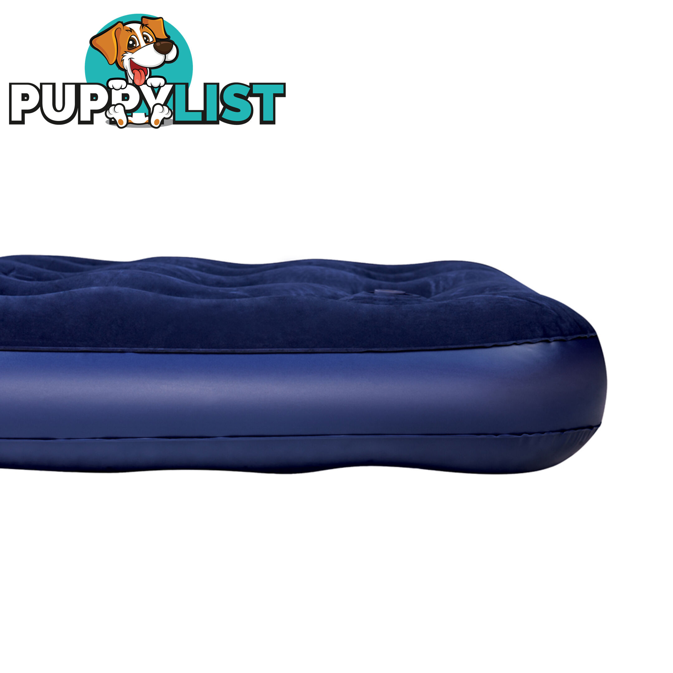 Bestway Queen Inflatable Air Mattress Bed w/ Built-in Foot Pump Blue