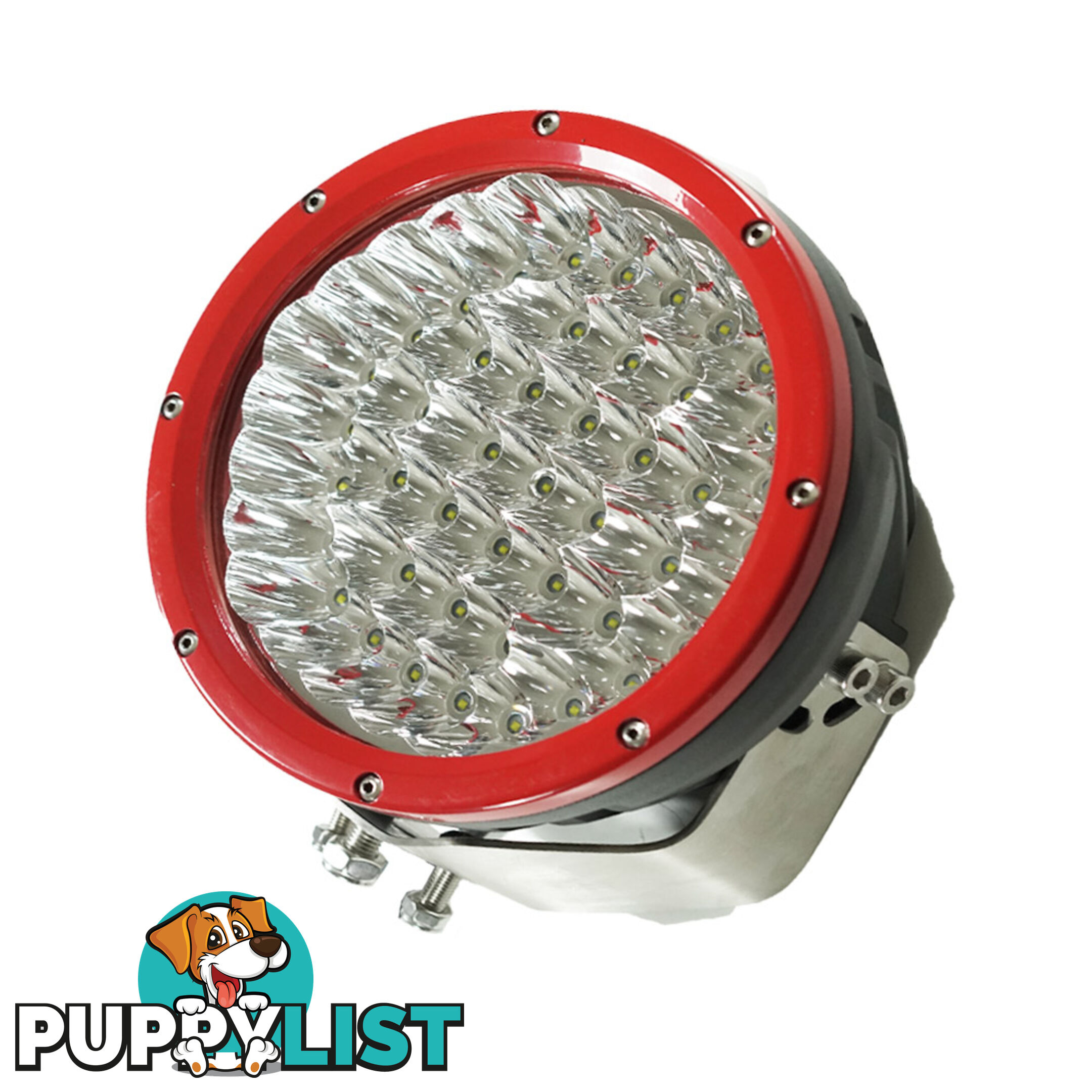 2X 9inch 315w CREE LED Driving Light Spot Beam Offroad Work Bar Lamp 12V 4WD 4X4 RED