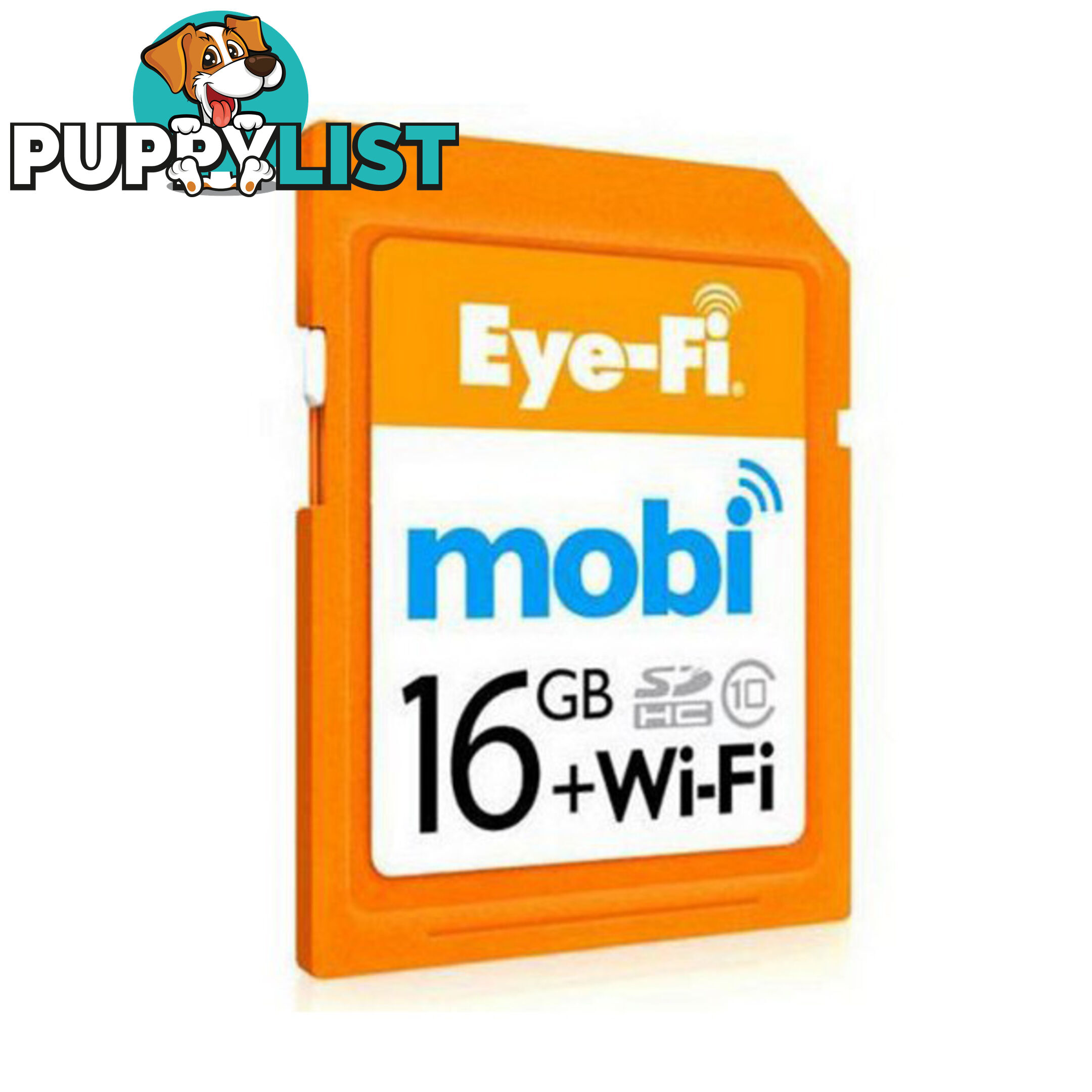 Eye-Fi Mobi 16GB WIFI SDHC Memory Card - Wireless Photo & Video Uploads