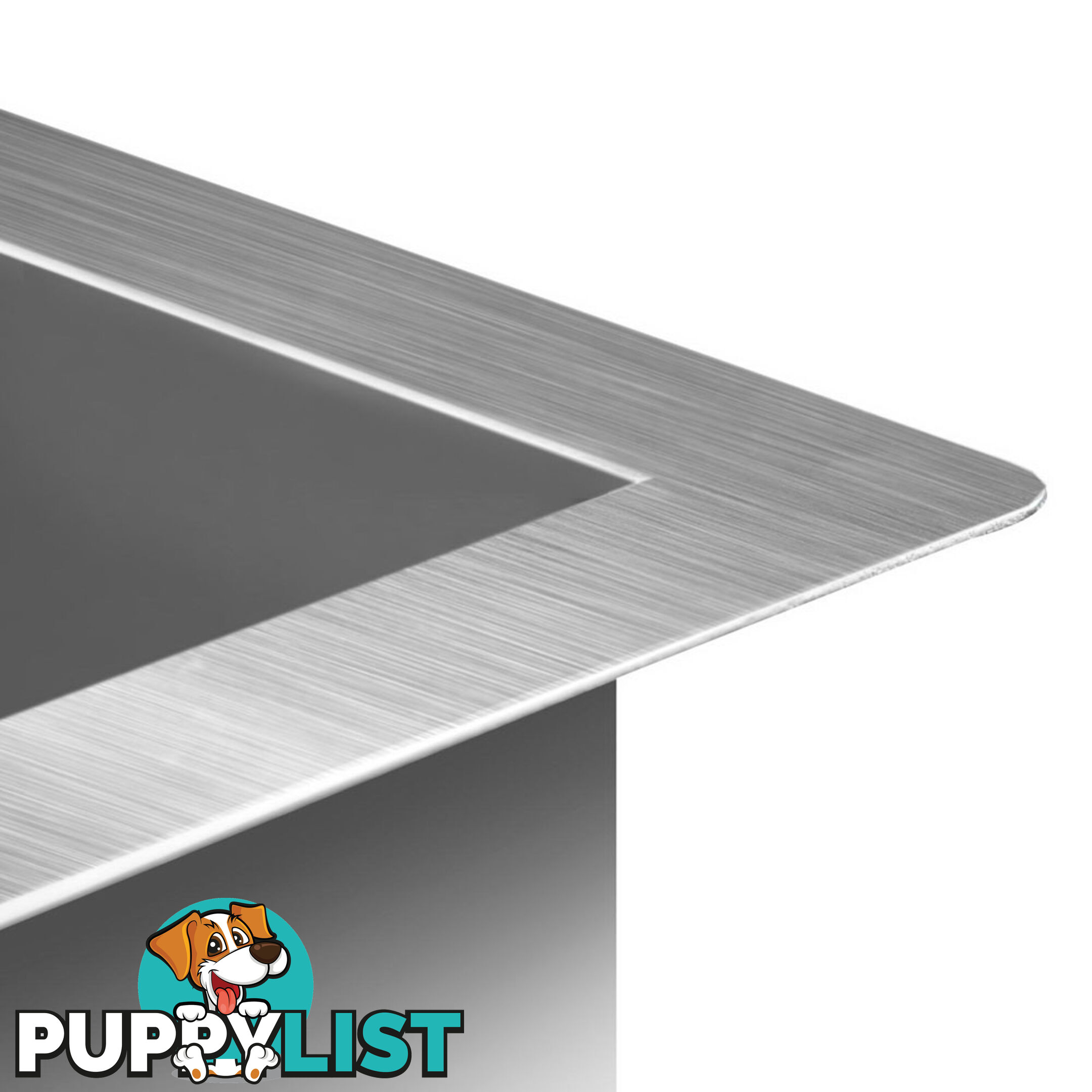 Stainless Steel Kitchen Laundry Sink with Strainer Waste 450 x 300mm